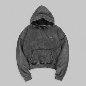 Áo Hoodie Wash Boxy Acid